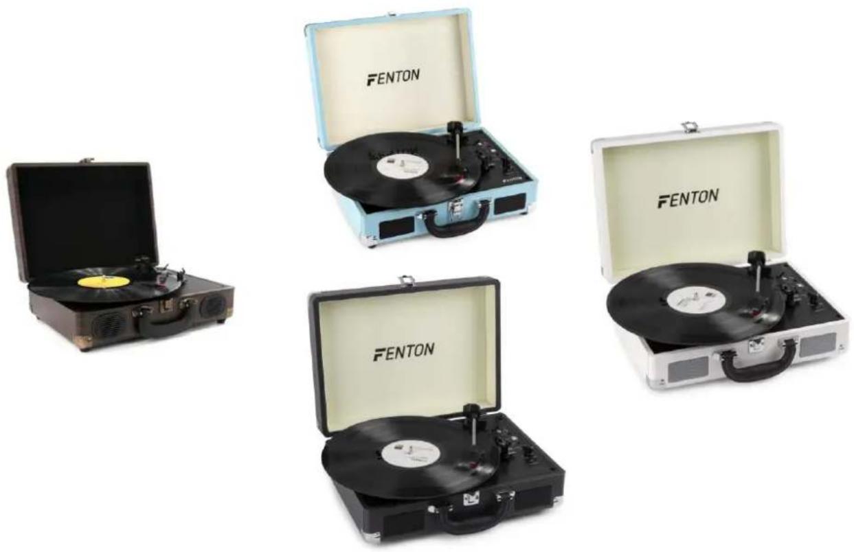 Fenton RP115G - RP115 Series Record Player Briefcase - 1