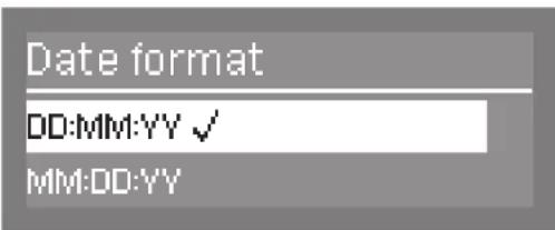 MIELE PG 8099 U - Setting the date format - 1