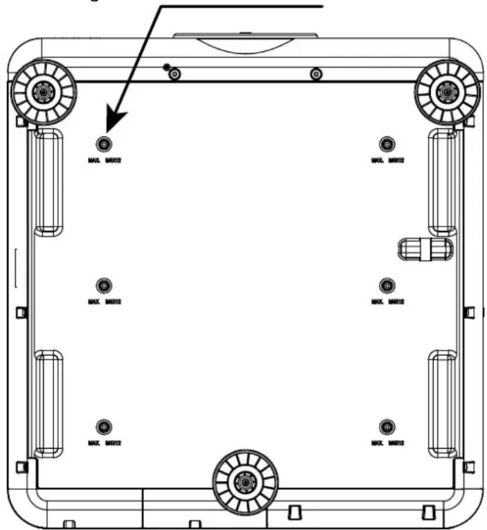 VIVITEK DW6851 - Vis de fixation pour montage au plafond - 1