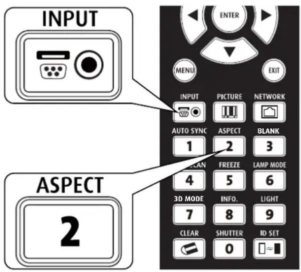VIVITEK DW6851 - Sélectionnez le rapport d'aspect - 1