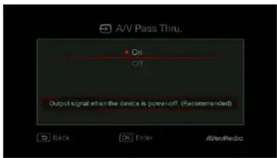 AVERMEDIA Pocket Speakerphone Hub AS315 - OSD Menu - 1
