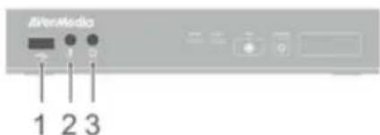 AVERMEDIA Pocket Speakerphone Hub AS315 - Vorderansicht - 1