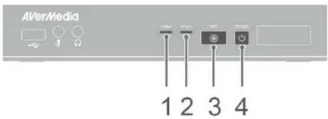 AVERMEDIA Pocket Speakerphone Hub AS315 - Indicateur LED - 1