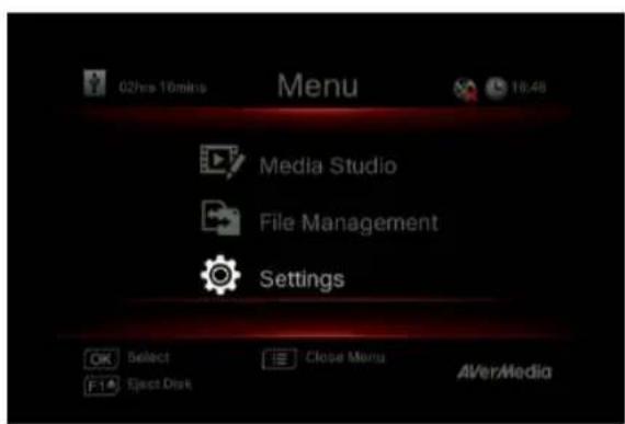 AVERMEDIA Pocket Speakerphone Hub AS315 - Menu OSD - 1