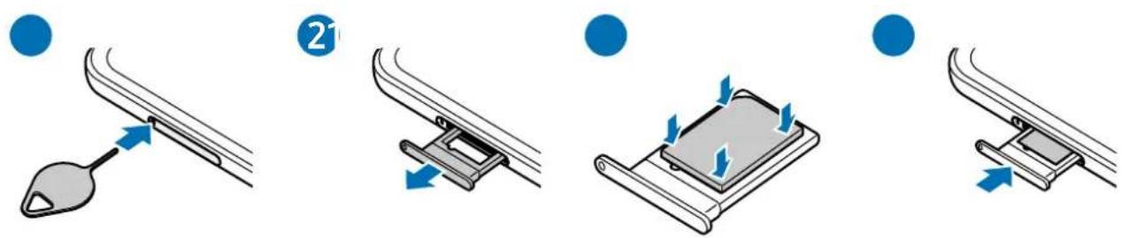 SAMSUNG Galaxy Z Flip 4 - Installer la carte SIM ou USIM - 1