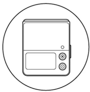 SAMSUNG Galaxy Z Flip 4 - Chargement au moyen d'un chargeur sans fil - 3