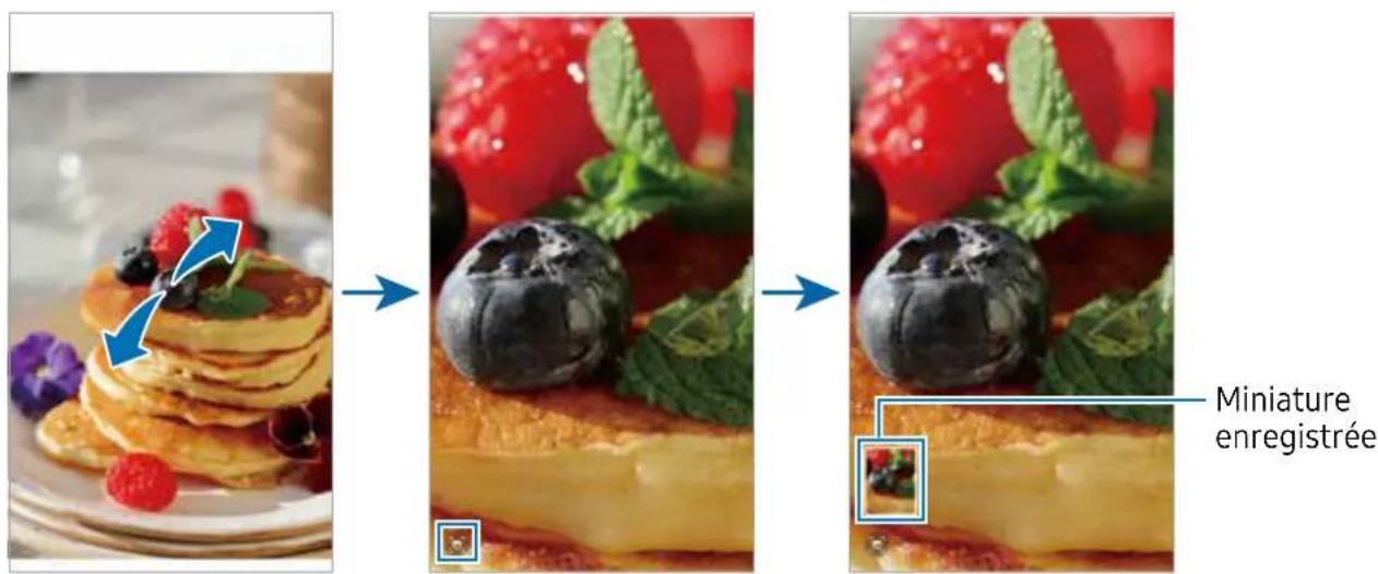 SAMSUNG Galaxy Z Flip 4 - Extraire un agrandissement d'image - 1