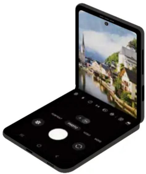 SAMSUNG Galaxy Z Flip 4 - Mode Flex (Utiliser l'appareil plié) - 2