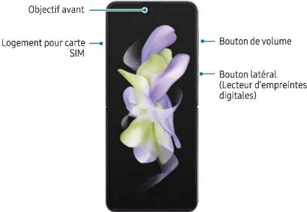 SAMSUNG Galaxy Z Flip 4 - SM-F721W: - 1