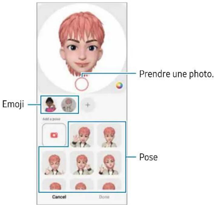 SAMSUNG Galaxy Z Flip 4 - Créer votre profil de contact avec un AR emoji - 1