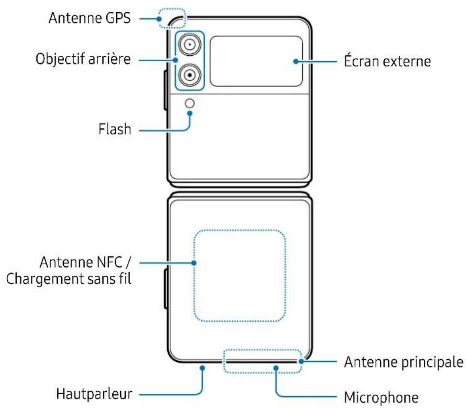 SAMSUNG Galaxy Z Flip 4 - SM-F721W: - 4