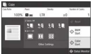 CANON Color imageCLASS MF642Cdw - Useful copy settings - 2