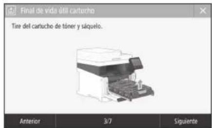 CANON Color imageCLASS MF642Cdw - Sustituir el cartucho de tóner - 1