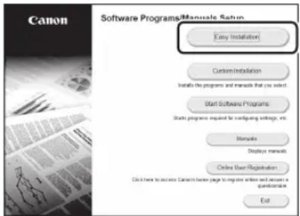 CANON Color imageCLASS MF642Cdw - Installing the software - 2