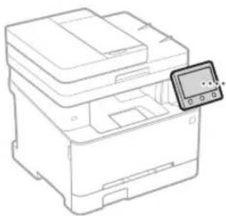 CANON Color imageCLASS MF642Cdw - Inicie a operação a partir do painel de operações - 1