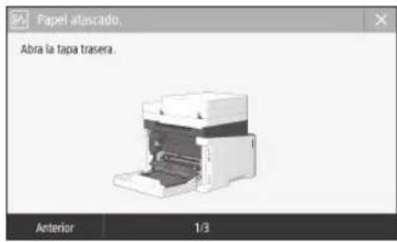 CANON Color imageCLASS MF642Cdw - El equipo no parece funcionar Se ha quedado papel atascado - 3
