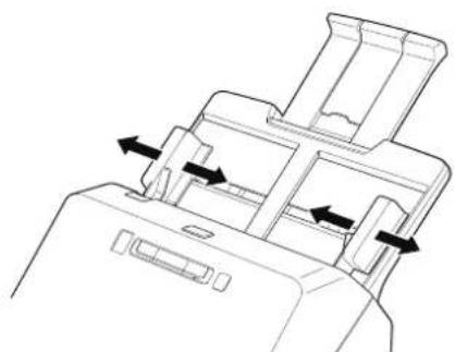 CANON imageFORMULA RS40 - Réglez les guides de document afin qu'ils correspondant à la largeur du document à numérique. - 1