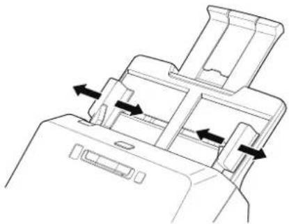 CANON imageFORMULA RS40 - Réglez les guides de document afin qu'ils correspondant à la largeur de la photo à numérique. - 1