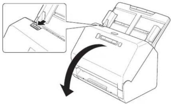 CANON imageFORMULA RS40 - Ouverture et fermetre de la partie avant - 2