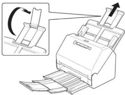 CANON imageFORMULA RS40 - Sortez le support d'alimentation. - 1