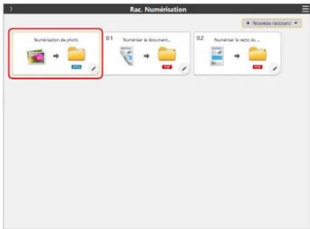 CANON imageFORMULA RS40 - Cliquez sur le bouton [Numérisation de photo] pour numériser les photos. - 1