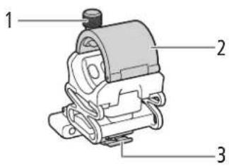 CANON XA65 - Mikrofonhalter (zum HDU-3 mitgeliefert) - 1