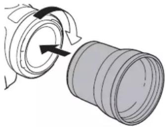 CANON XA65 - Attaching a Tele-converter to the Camera - 1