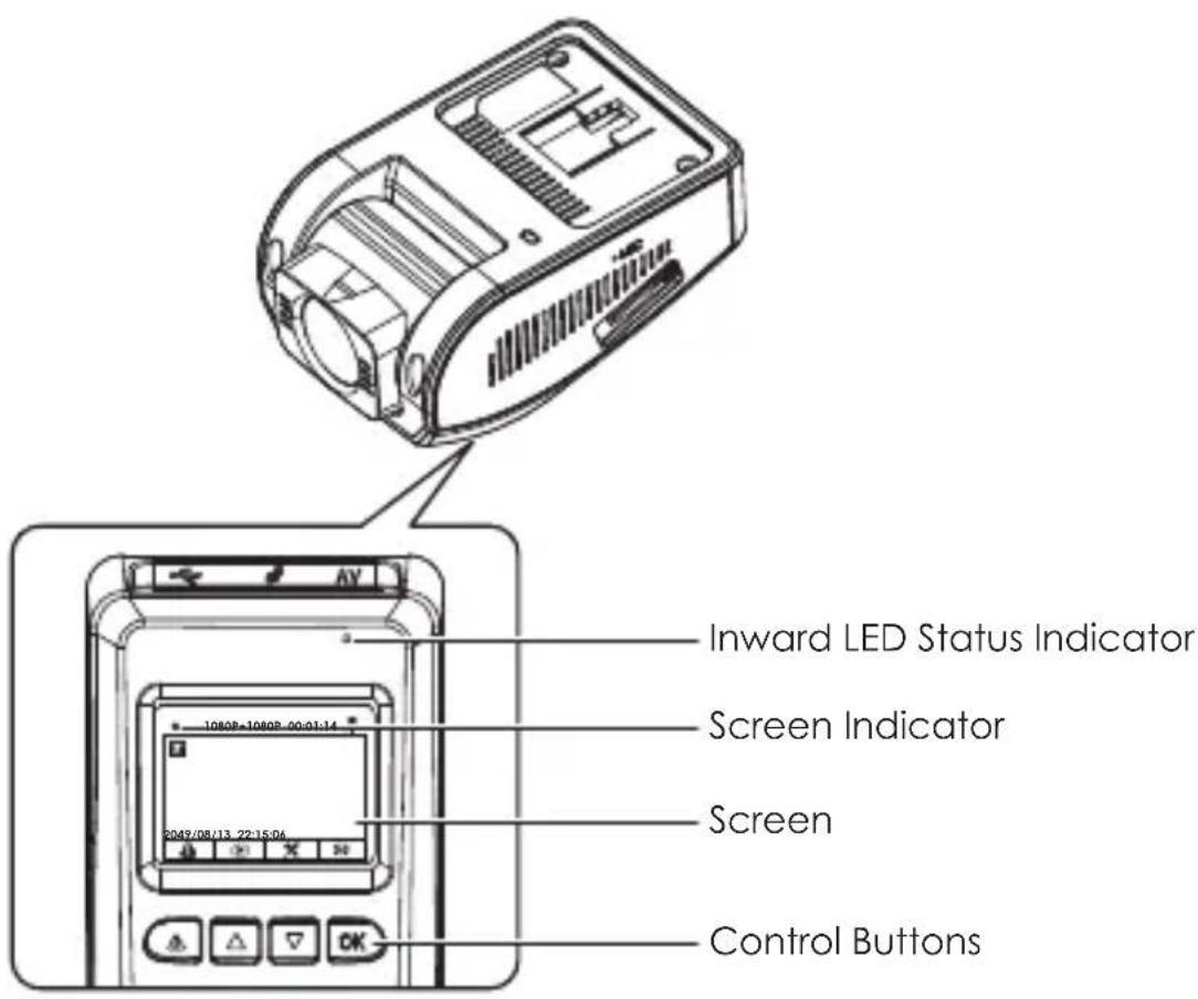 Aukey DR02D - Front Camera - 2