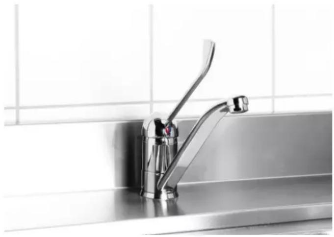 Hendi 970522 - Robinet d'évier avec levier long - 1
