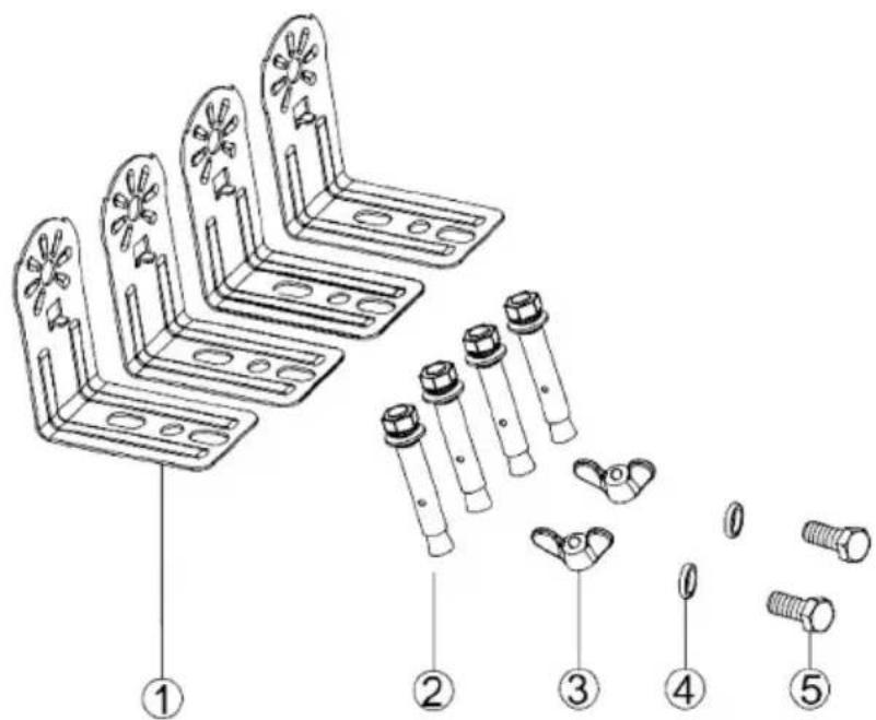 Hendi 272428 - Accessoriperl'installazione - 1