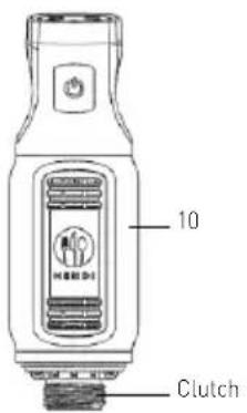Hendi 222157 - Main unit (10) and blending part (7): - 1