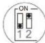 OPTEX SL350QNR - 4 Selecteurs de frequency de CANAL de faisceau (SL-350QFR uniquement) - 1