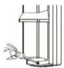 OPTEX SL350QNR - Enlever le couvercle. - 1
