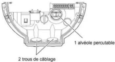 OPTEX RLS2020I - 3-5 Entrée de passage de câble - 1