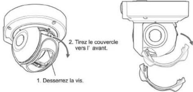 OPTEX RLS2020I - 3-1 Retrait du couvercle frontal - 1