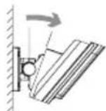 OPTEX HX40RAM - 3-5 Reglage de l'angle vertical - 3