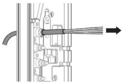 OPTEX SL200QN - Enfiler le câble - 2