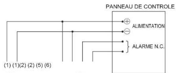 OPTEX SL200QN - 2-4 Diagramme de cablage - 1