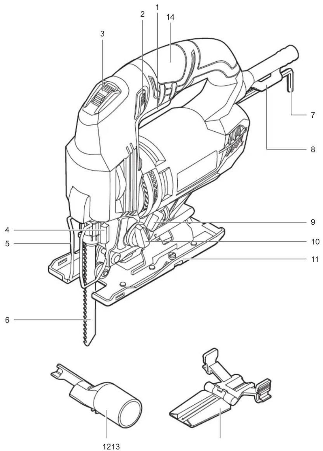 RYOBI RJS980 - OBOZNÁMTE SA S VAŠÍM PRODUKTOM - 5