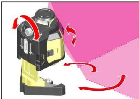 Stabila LAX 400 - Fonction : réglage en hauteur - 1