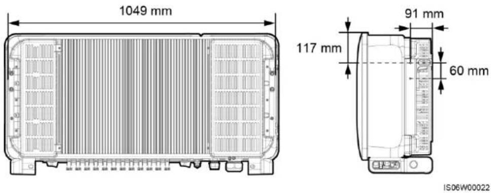 HUAWEI SUN200060KTL MO - Trous réservés sur le côté du boîtier - 1