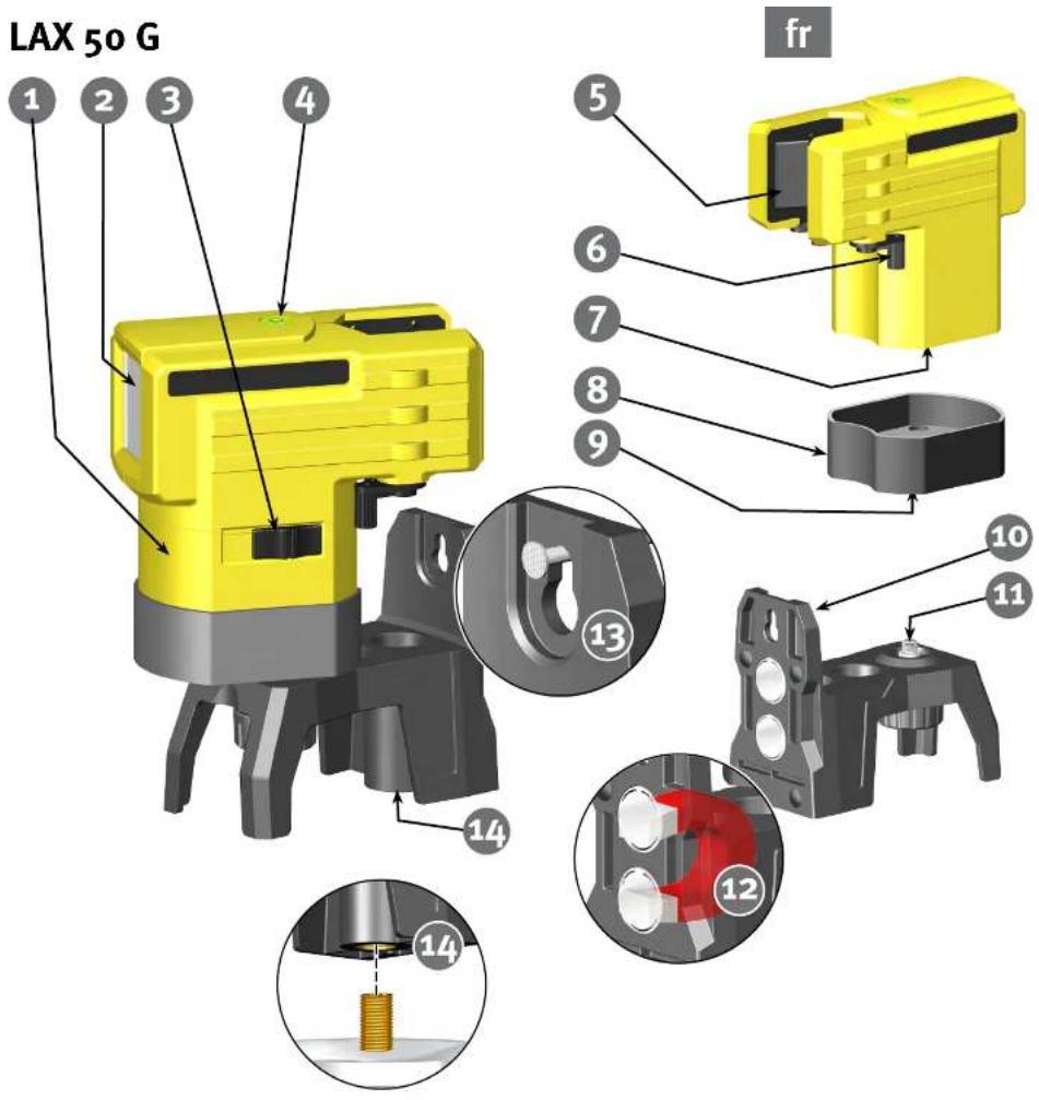 Stabila LAX 50 G - Avant la 1ÈRE mise en service - 3