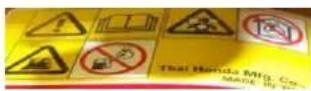 Endress ESE 306 HSGT - Labels on the generator - 6