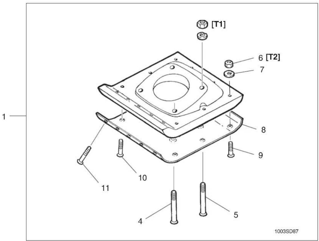 Wacker Neuson DS720 - 13" Ramming shoe / 330mm Stampfeinsatz / Placa de pisón 330mm / Sabot de frappe 330mm - 1