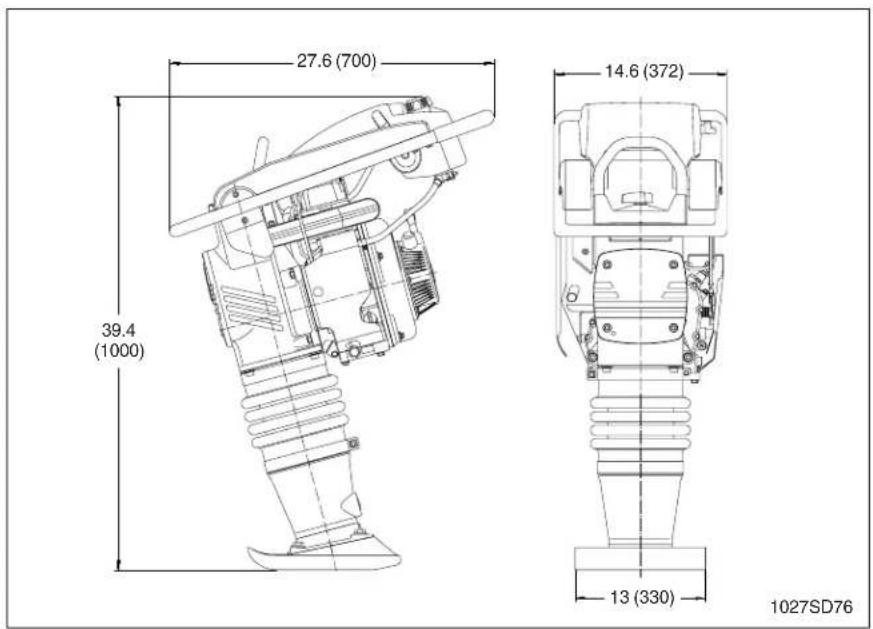 Wacker Neuson DS720 - Dimensions - 1