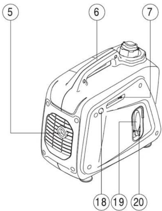 HYUNDAI 55001 - INVERTER BENZINE GENERATOR 55001/55002 - 6