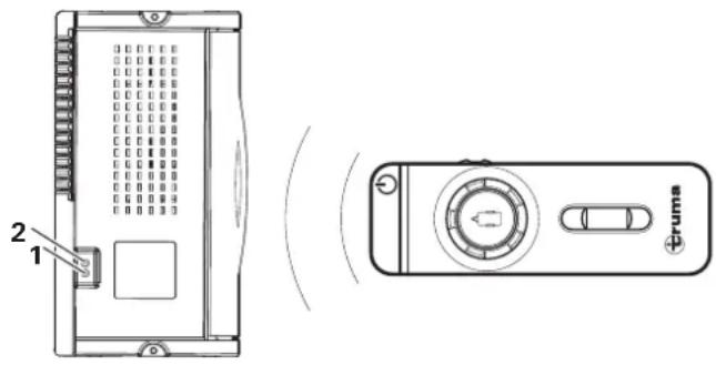 TRUMA Mover SX - Sintonizzazione della centralina elettronica con il radiotelecomando - 1