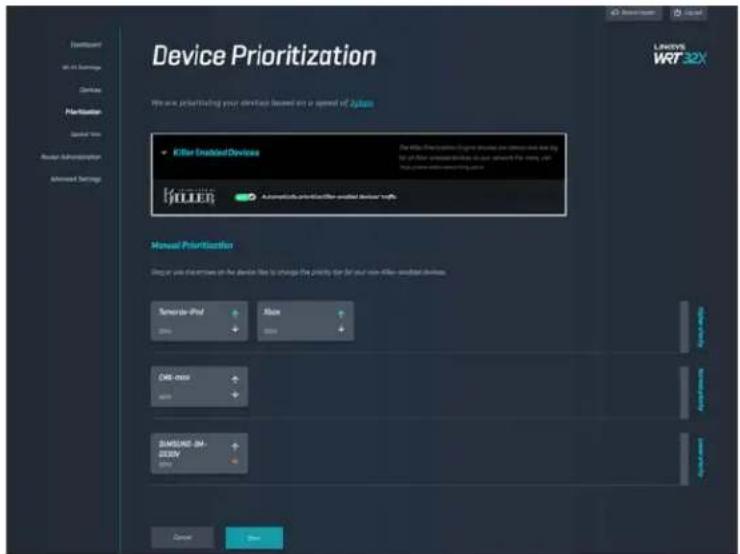 LINKSYS WRT32XB - Dashboard - 4