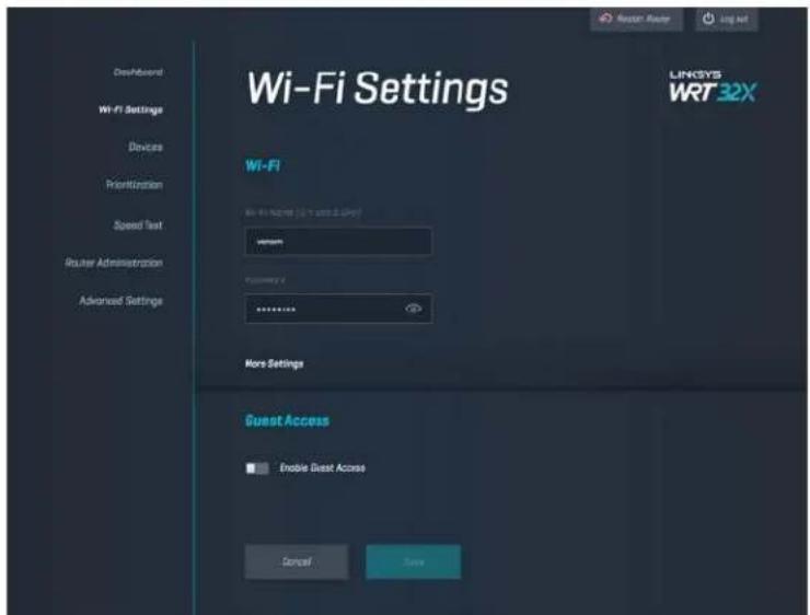 LINKSYS WRT32XB - Esipaneel - 2