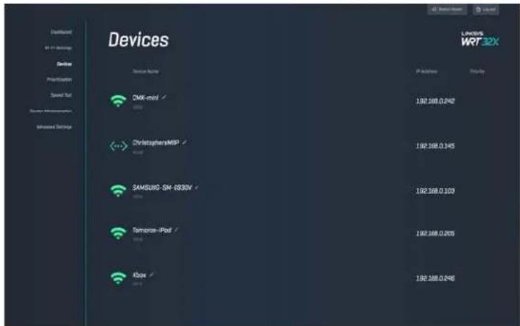 LINKSYS WRT32XB - Bảng điều khiển - 3